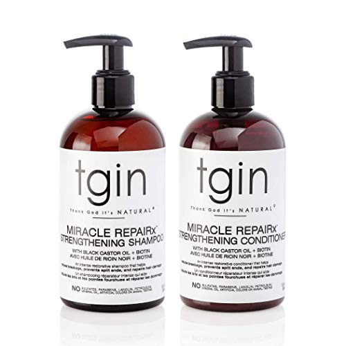 tgin Miracle RepaiRx Strengthening Shampoo and Conditioner Duo For Damaged hair - For Damaged Hair - Shampoo and Conditioner Set - Repair - Protect - Restore