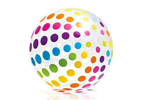 Intex - Jumbo Ball, Glossy Panels, with Variated Eye Catching Designs, (42 inches) (4-Pack)