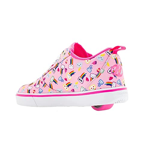 HEELYS Girl's Pro 20 Prints (Little Kid/Big Kid/Adult) Light Pink/Pink/Rainbow 3 Little Kid M