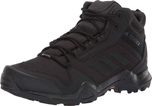 adidas outdoor Men's Terrex Ax3 Hiking Boot, Black/Black/Carbon, 13 M US