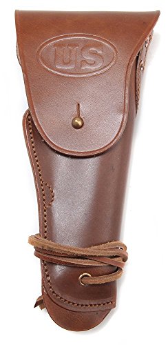 Leather US WW2 Style M1916 .45 Holster Utility Holster for Colt M1911 and Similar Semi Autos