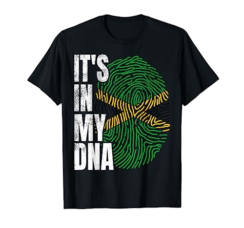 It's in My DNA Jamaican Flag Jamaica Boy Girl Gift T-Shirt