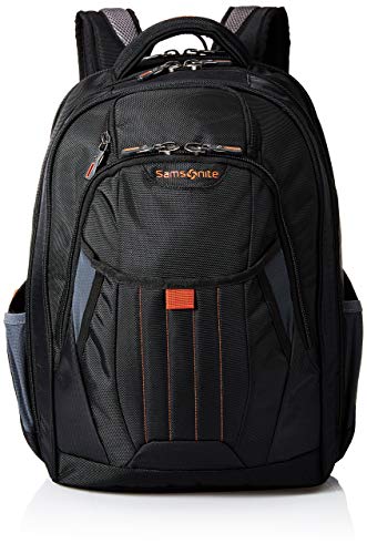 Samsonite Tectonic 2 Large Backpack, Black/Orange, 18 x 13.3 x 8.6