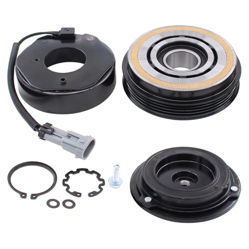 XtremeAmazing AC A/C Compressor Clutch Assembly Kit for Cadillac for Chevy for Hummer Replaces 10S17F 10S20F