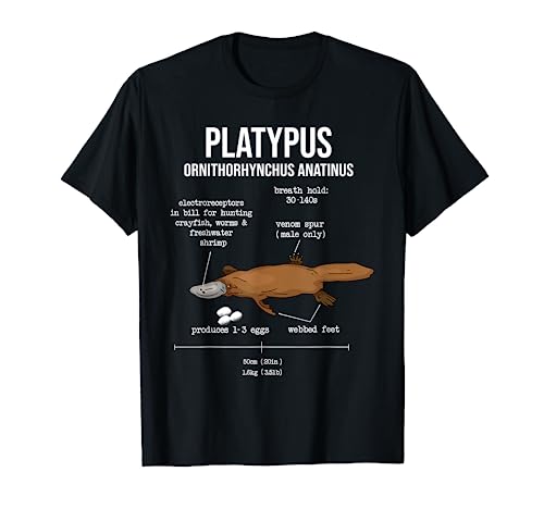 Platypus Anatomy And Facts Platypus T-Shirt