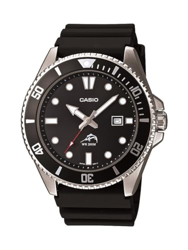 Casio Men's MDV106-1AV 200M Black Dive Watch.