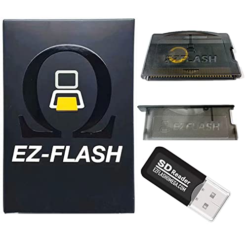 EZ Flash Omega Black Transparent Edition GBA NDS NDSL (Black Transparent)