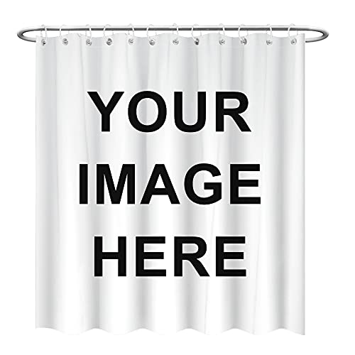 BLINGPAINTING Custom Photo Shower Curtains Custom Image Shower Curtain Custom Shower Curtain Personalized Shower Curtain (40x72inch)