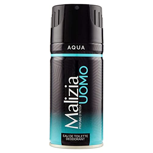 Malizia Uomo Aqua Deodorant Spray 150 Ml / 5 Oz.
