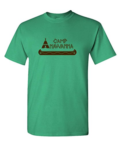 Camp Anawanna - Funny Kids tv Show Nick Tee Shirt T-Shirt, M, Green