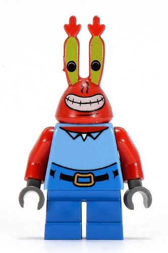 LEGO Minifigure - Spongebob Squarepants - MR. Krabs with Large Grin