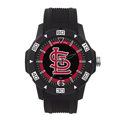 Game Time St. Louis Cardinals Men's Watch - MLB Surge Series, Officially Licensed - Limited Edition, Individually Numbered 1 Through 100