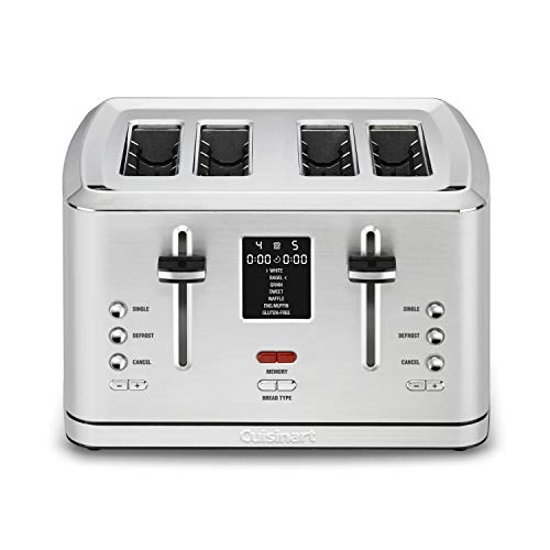 Cuisinart CPT-740 4-Slice Digital MemorySet Toaster, Stainless Steel