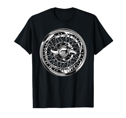 Lowrider chrome wheel. T-Shirt