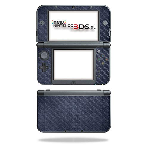 MightySkins Carbon Fiber Skin for Nintendo New 3DS XL (2015) - Charcoal Lattice | Protective, Durable Textured Carbon Fiber Finish | Easy to Apply, Remove, and Change Styles | Made in The USA