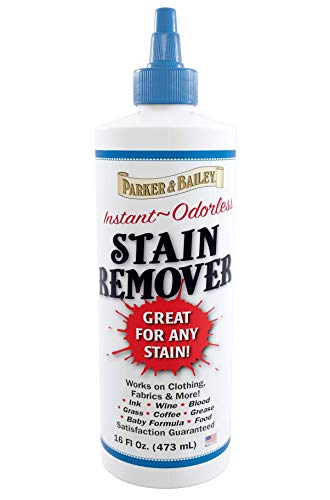 Parker and Bailey Stain Remover- Blood Stain Remover for Carpet, Clothes, Sheets and Mattress - Garment and Fabric Laundry Stain Remover - 16oz