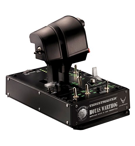 Thrustmaster HOTAS Warthog Dual Throttles for Flight Simulation, Official Replica of the U.S Air Force A-10C Aircraft (Compatible with PC)