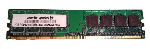 parts-quick 2GB Memory for ASUS cm Desktop Essentio CM5570 DDR2 PC2-5300 667MHz DIMM Non-ECC RAM Upgrade