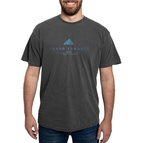 CafePress Grand Targhee Ski Resort Idaho T Shirt Mens Comfort Colors Shirt Charcoal