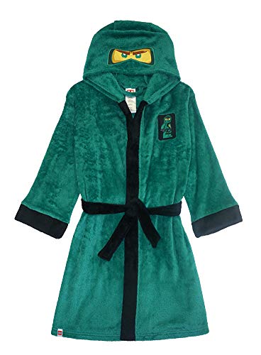 LEGO Ninjago Little/Big Boys Costume Plush Robe, 6/7, Lloyd Green New, 6-7