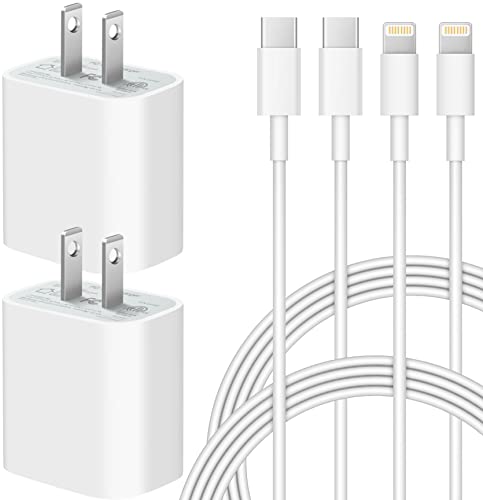 iPhone Charger Fast Charging USB C Charger Block iPhone Charger Cord Fast Charger Block C Chargers Compatble with iPhone 14/14Pro Max/iPhone 13/13Pro/12/12 Pro/11/iPad
