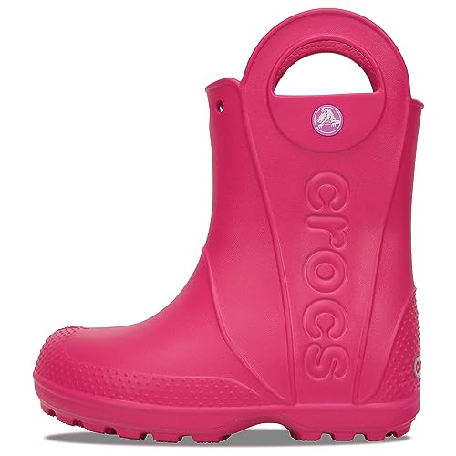 Crocs Kids' Handle It Rain Boots , Candy Pink, 10 Toddler