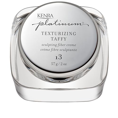 Kenra Professional Platinum Texturizing Taffy 13 | Styling Fiber Crème| Medium Hold | Details & Smooths Styles | Superior Control for Sculpting Short & Long Hairstyles | All Hair Types | 2 fl. Oz