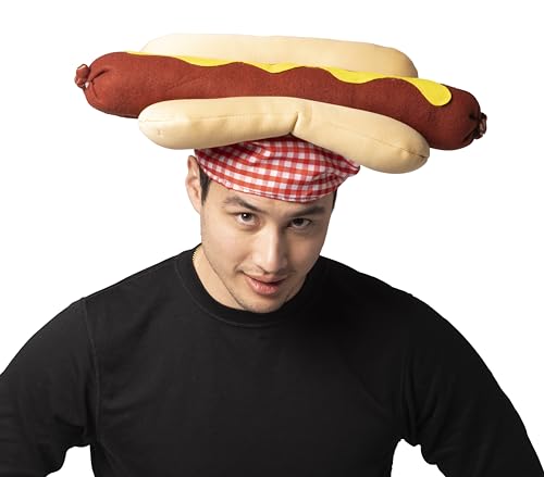 Rasta Imposta Hot Dog Hat, Multi, One Size