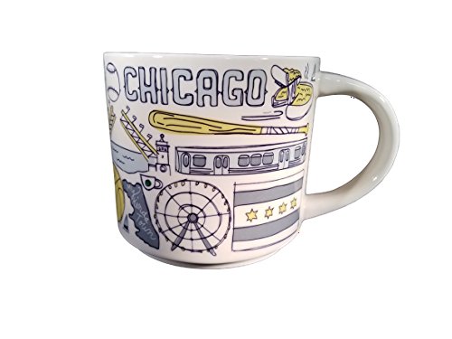 Starbucks Chicago Been There Series Ceramic Coffee Mug, 14 oz
