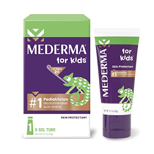Mederma Scar Gel for Kids, Reduces the Appearance of Scars, 1 Pediatrician Recommended, Goes on Purple, Rubs in Clear, Kid Friendly, 0.70 Oz