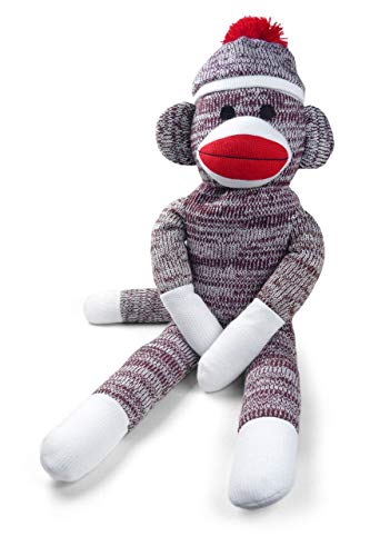 Pennington Bear Company The Original Sock Monkey, Hand-Knit, Plush Material, 20' inch