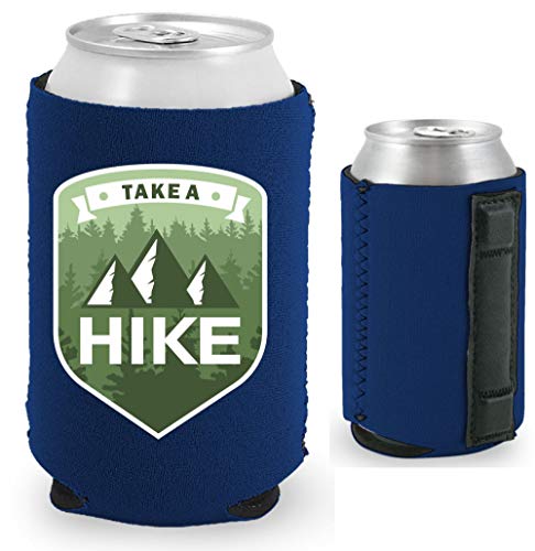 Take A Hike Magnetic Can Coolie (2 Pack, Navy Blue)