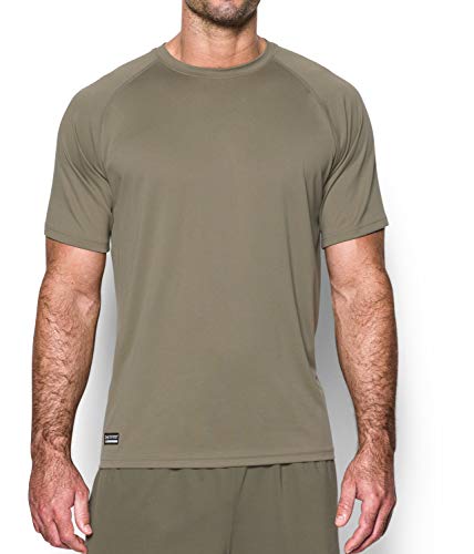 Under Armour Men's UA Tactical Tech Short Sleeve T-Shirt XL Brown