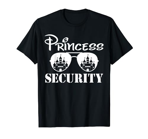 Princess Security Team Dad Mom Birthday Party Family Trip T-Shirt