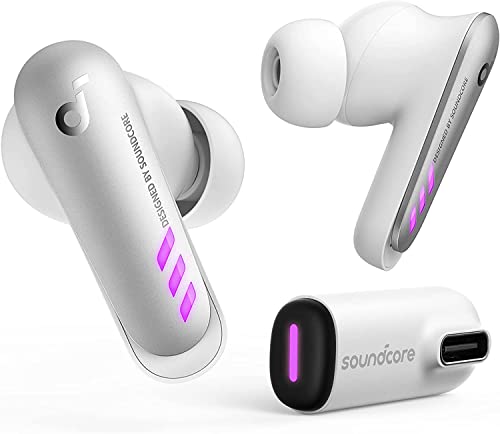Soundcore VR P10 Wireless Gaming Earbuds with Extra USB-C Dongle, Meta Quest 2 Accessories, Low Latency, Dual Connection, Bluetooth, 2.4GHz Wireless, PS4, PS5, PC, Switch Compatible