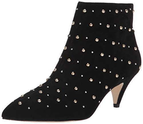 Kate Spade New York Women's Starr Ankle Boot, Black Kid Suede, 7 M US