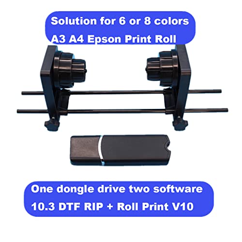 DTF Roll Film Holder for A3 A4 DTF Printer Holder for Epson L805 R1390 L1800 I3200 XP-15000 L800 Direct Transfer Printers Holder