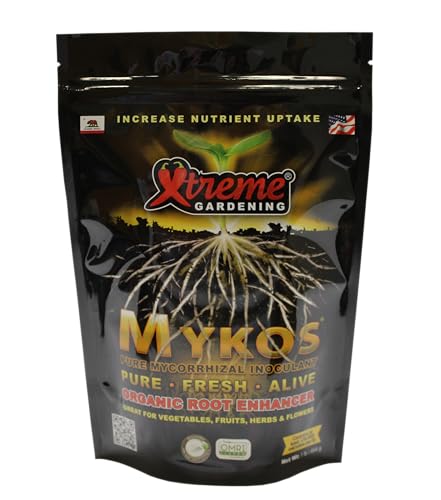 Xtreme Gardening Mykos Pure Mycorrhizal Inoculant Organic Root Enhancer, 1 LB - Granular