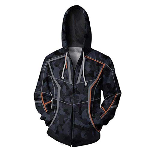 Rulercosplay Fashion Hoodie Avenger Hoodie Tony Sport Jacket Cosplay Costume (Stark, S)