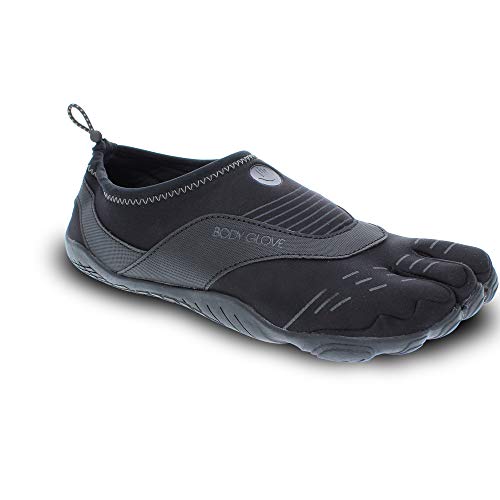 Body Glove Men's 3T Barefoot Cinch Water Shoe, Black/Black, 11