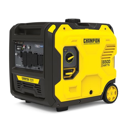 Champion Power Equipment 6500-Watt RV Ready Portable Inverter Generator with Quiet Technology and CO Shield