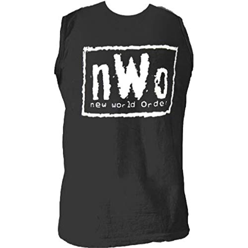 New World Wrestling Black Mens Sleeveless T-Shirt