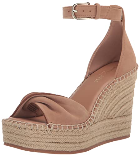 Kenneth Cole New York Women's SOL Wedge Sandal, Nude Patent, 7.5