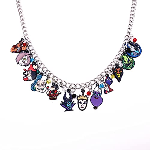 DreamWater Villain Horror Charm Necklace Gifts for Girl Woman