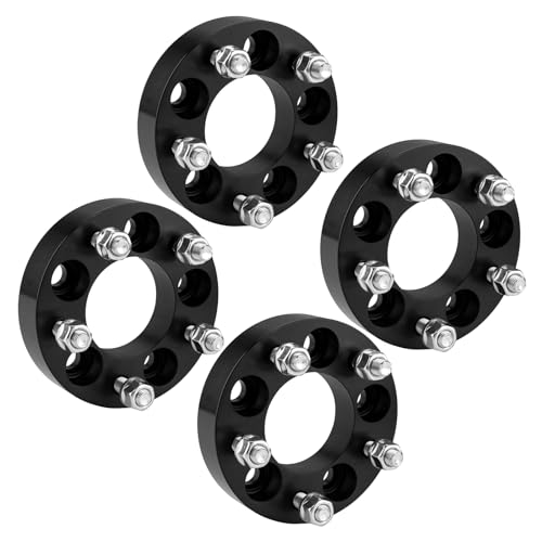 PHILTOP 5x108mm to 5x114.3mm Wheel Spacers, 1.25' Thread Pitch M12x1.5 Hub Bore 73.1mm Lug Centric Wheel Spacers Fit for Focus, Taurus, Transit Connect, Sable, Windstar - 4Pcs