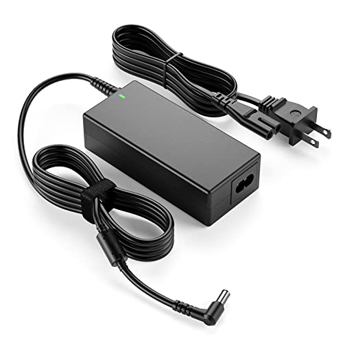 Powseed Replacement Power Cord Adapter 19v AC Adapter for LG 19' 20' 22' 23' 24' 27' 29' 32' 34' LCD LED Monitor Widescreen HDTV Flatron IPS236V IPS236-PN E2750VR-SN 27MP38VQ Power Supply Adapter