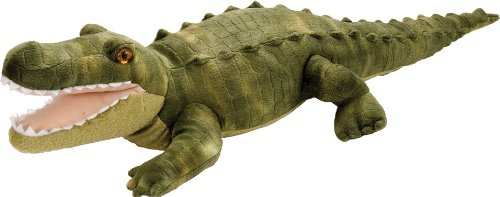 Wild Republic Green Alligator Plush, Stuffed Animal, Plush Toy, Gifts For Kids, Cuddlekins, 23'
