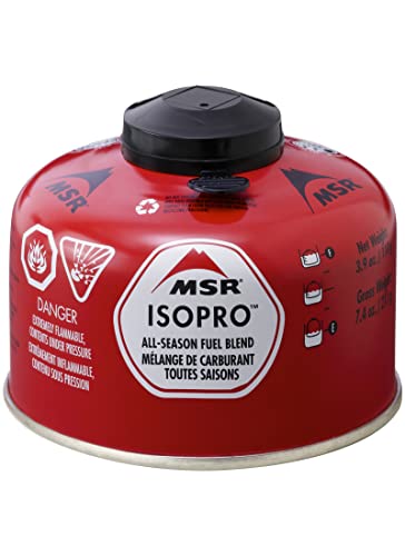 MSR IsoPro Fuel Canister for Backpacking and Camping Stoves, 8oz / 227g