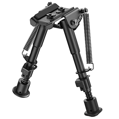 CVLIFE Bipod 6-9 Inch Lightweight Rifle Bipod for M-Rail (0.54 lbs) Attach Directly for Hunting and Shooting