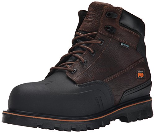Timberland PRO Mens 6 Inch Rigmaster XT Steel Toe Waterproof Work Boot, Brown Tumbled Leather, 11 M US